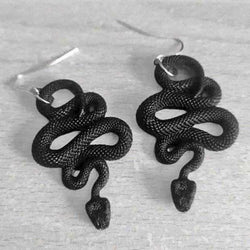 "Adara" Snake Earrings width=100 