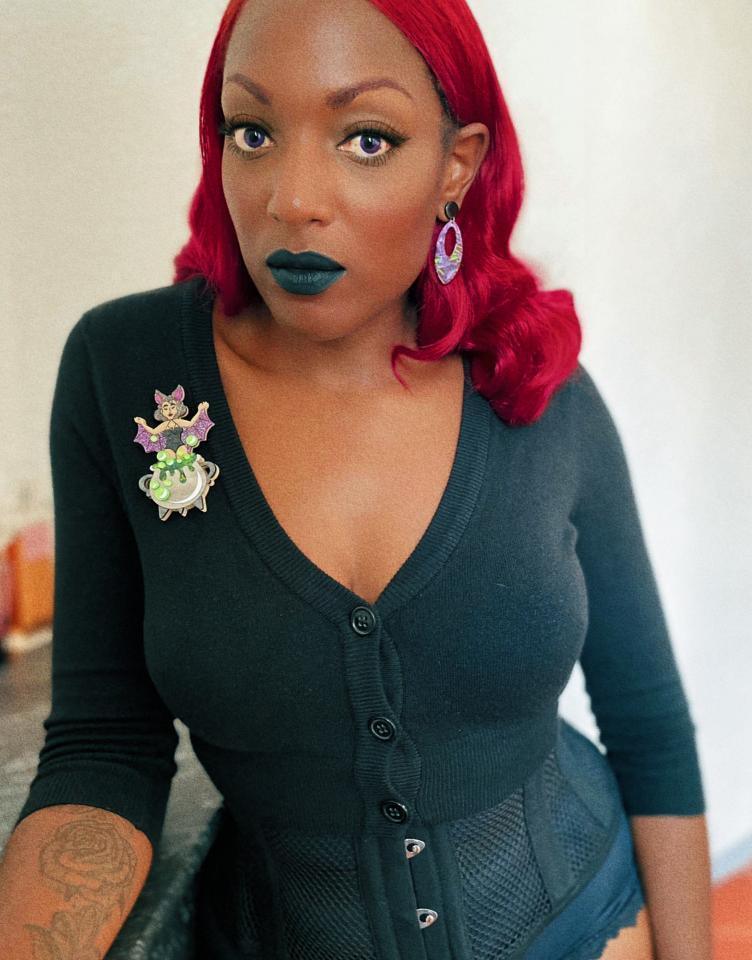 Brewtiful Ghoul Brooch by Lipstick & Chrome-1