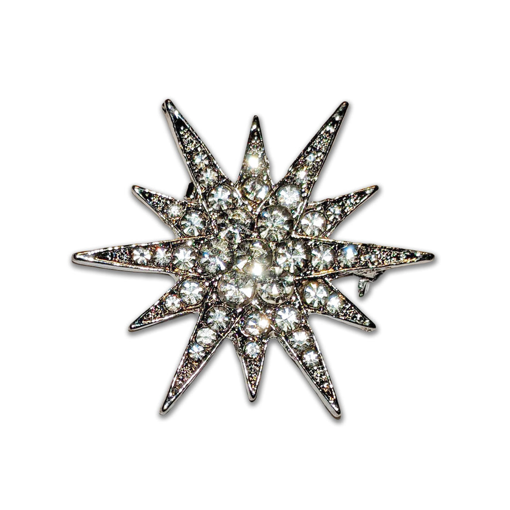 "Aubrey" Starburst Brooch