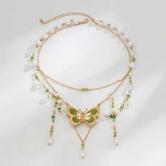 "Athalia" Butterfly Necklace