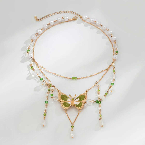 "Athalia" Butterfly Necklace