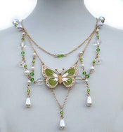 "Athalia" Butterfly Necklace width=100 
