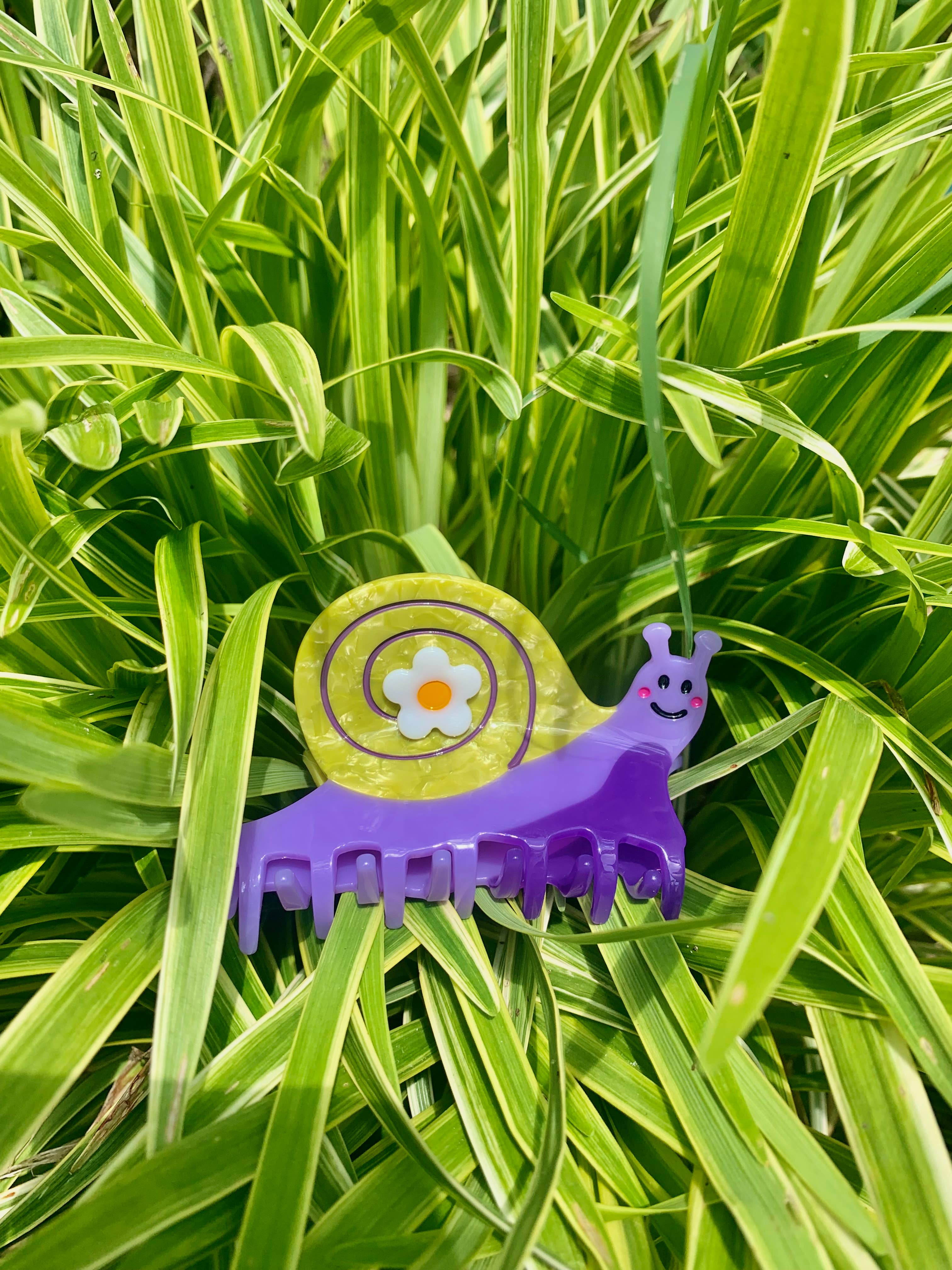 Suzie Snail Acetate Hair Claw-0