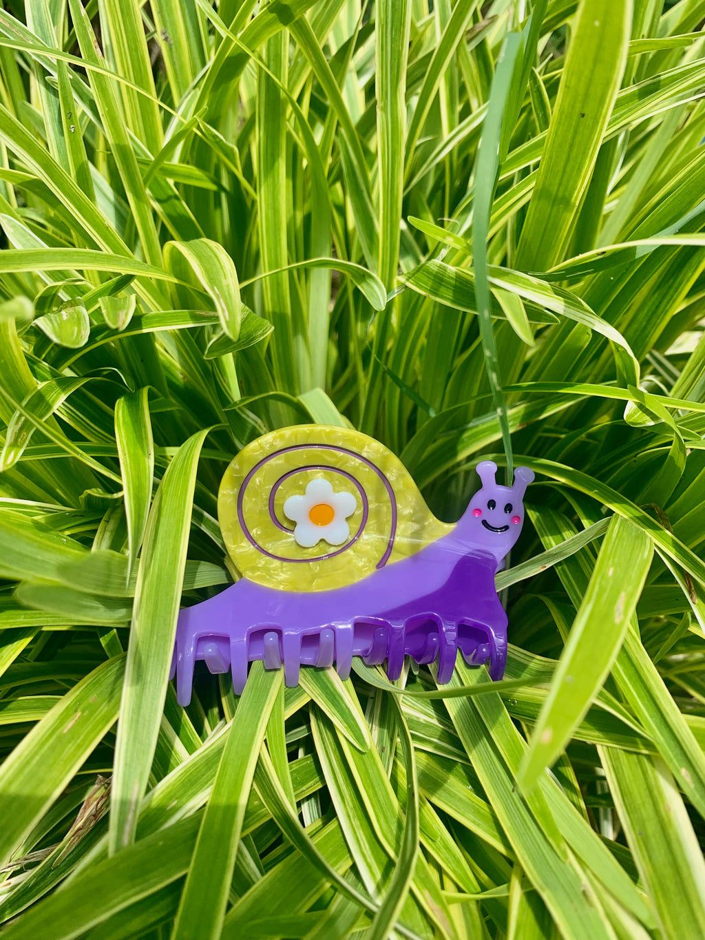 Suzie Snail Acetate Hair Claw-0