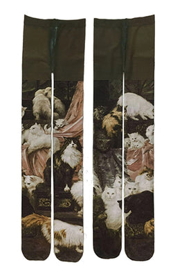 "My Wife's Lovers" Printed Art Tights width=100 