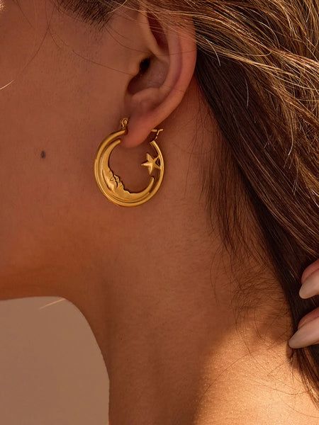 "Cambria" Hoop Earrings
