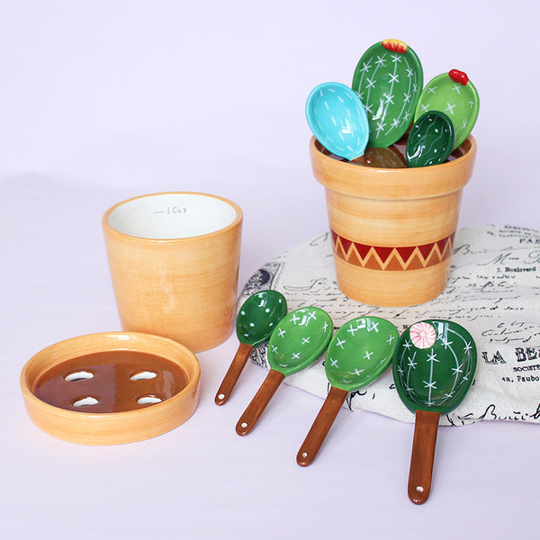 "Cactus Pot" Measuring Spoons