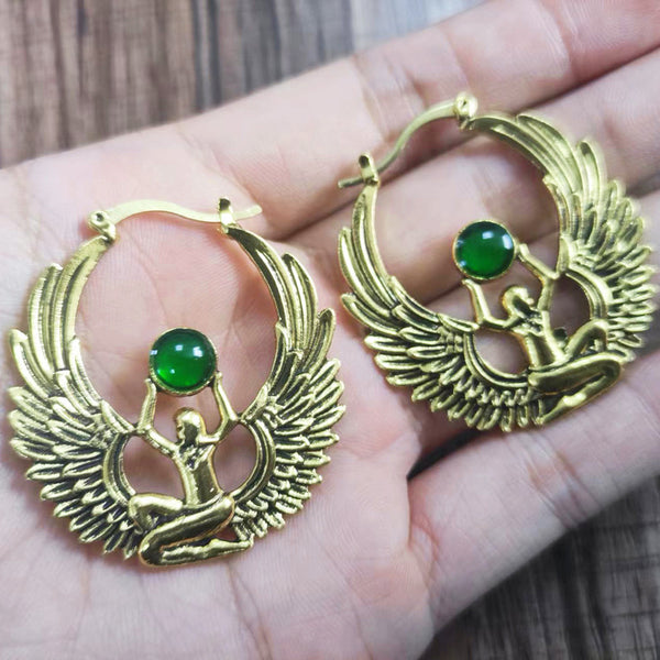 Golden Wings Earrings