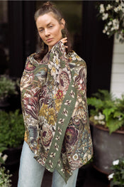 "Love Grows Wild" Scarf with Bees width=100 