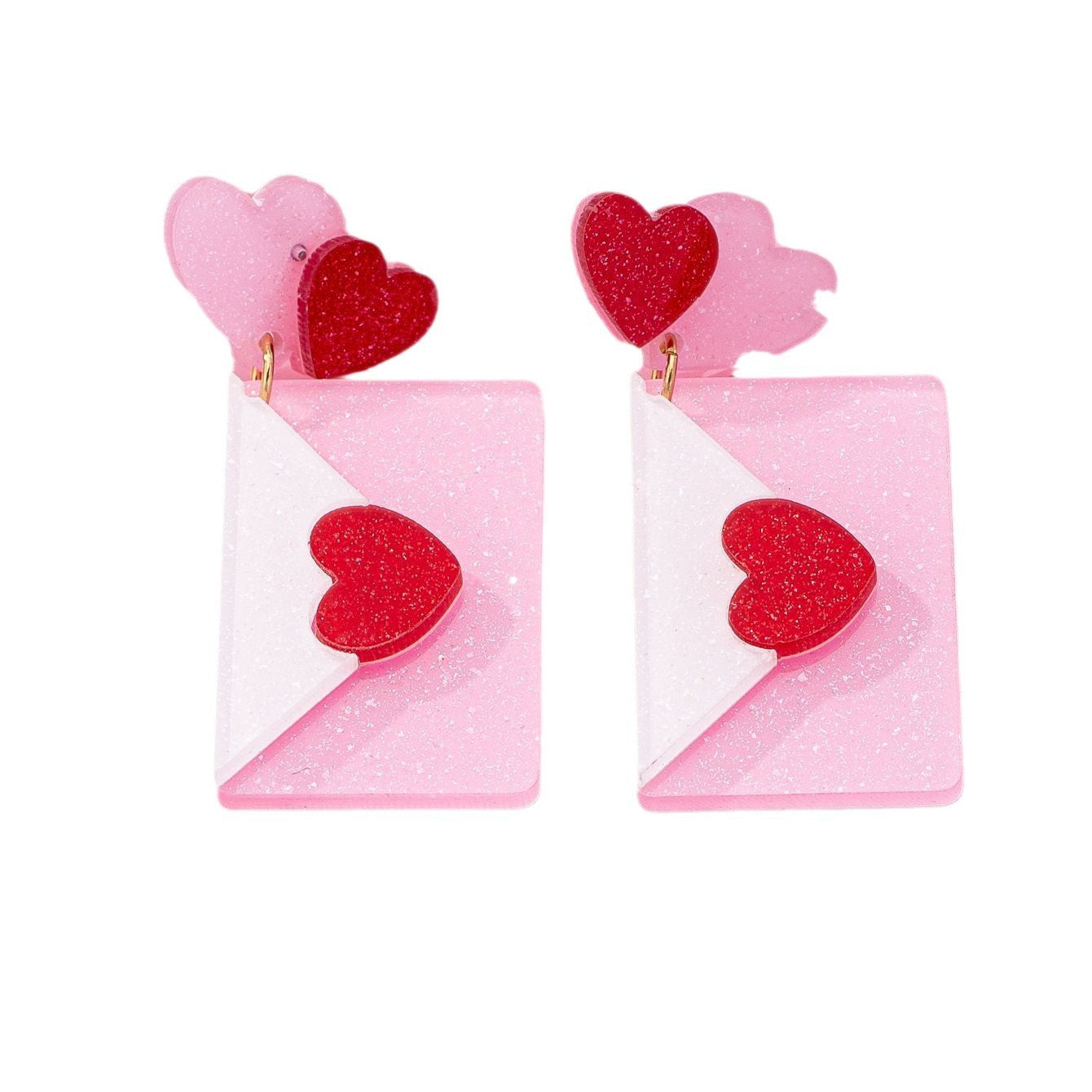 Love Letter Heart Earrings