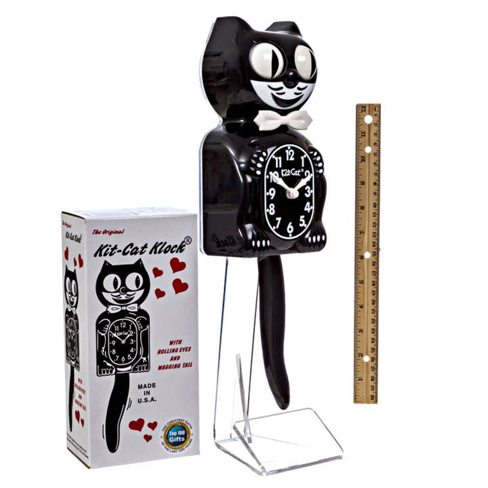 Classic Black Kit Cat Klock-1