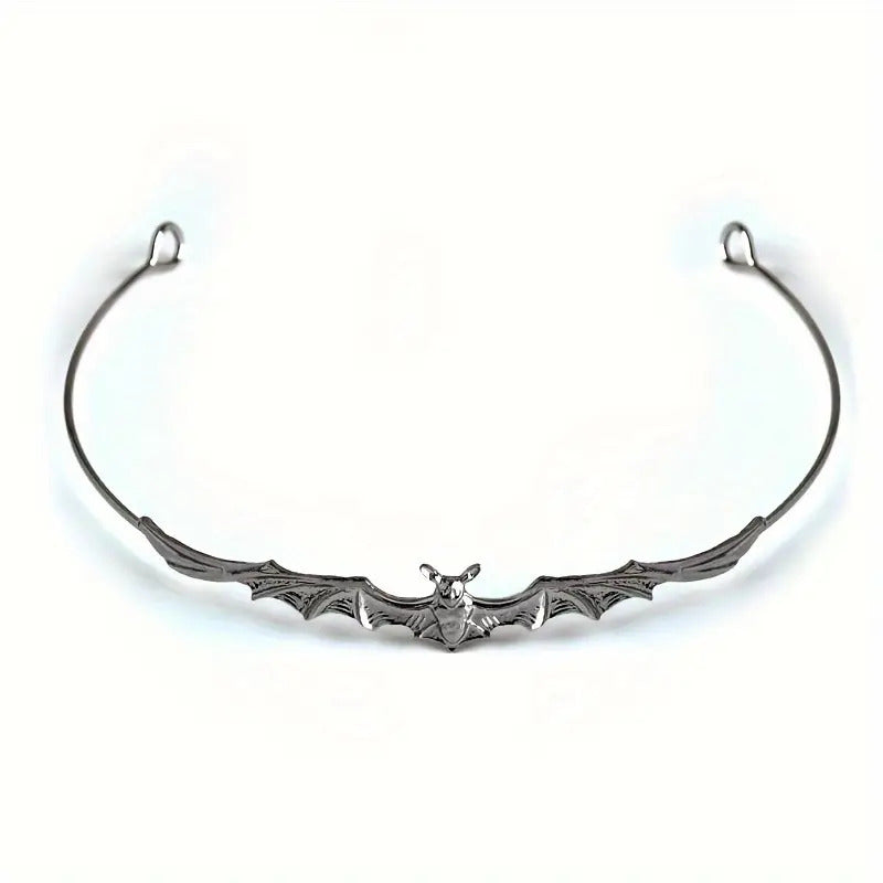 "Elinor" Black Bat Tiara