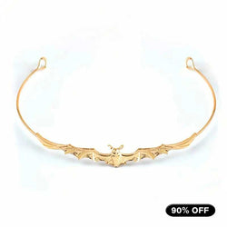 "Elinor" Golden Bat Tiara width=100 