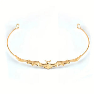 "Elinor" Golden Bat Tiara