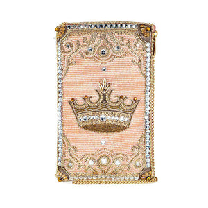 Crowned Jewel Crossbody Phone Bag by Mary Frances-0