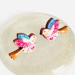 Cute Bird Stud Earrings by Rosie Rose Parker-0