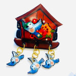 Cute Birdhouse Brooch by Rosie Rose Parker-0