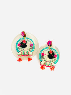 Lady Tulip Statement Earrings by Rosie Rose Parker-1 width=100 