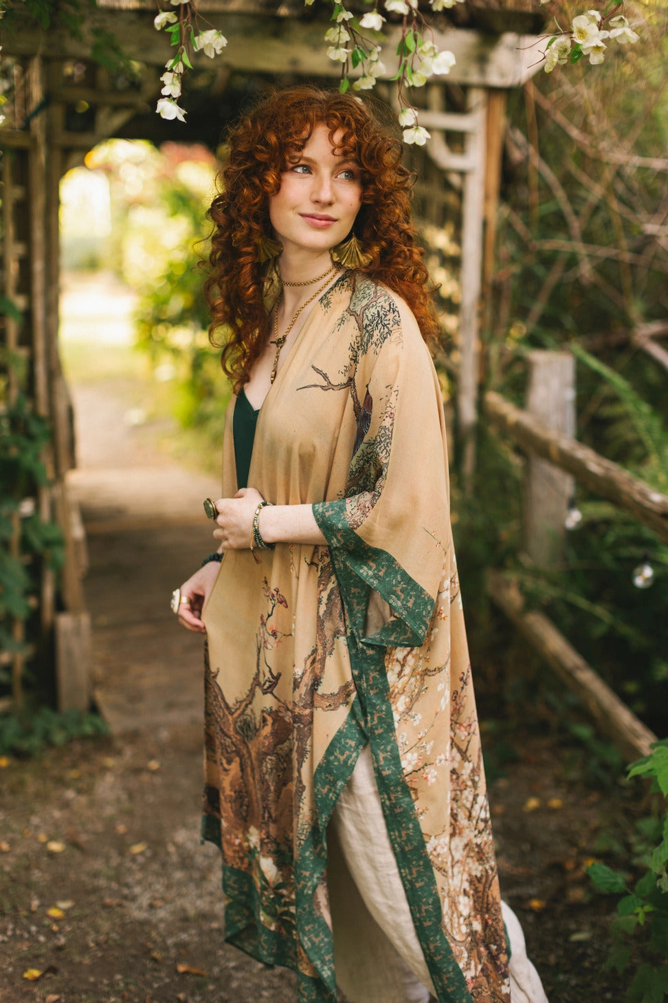"Fable" Bohemian Goddess Starduster Kimono