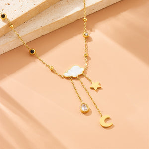 Cloud Star Moon Elegance Necklace