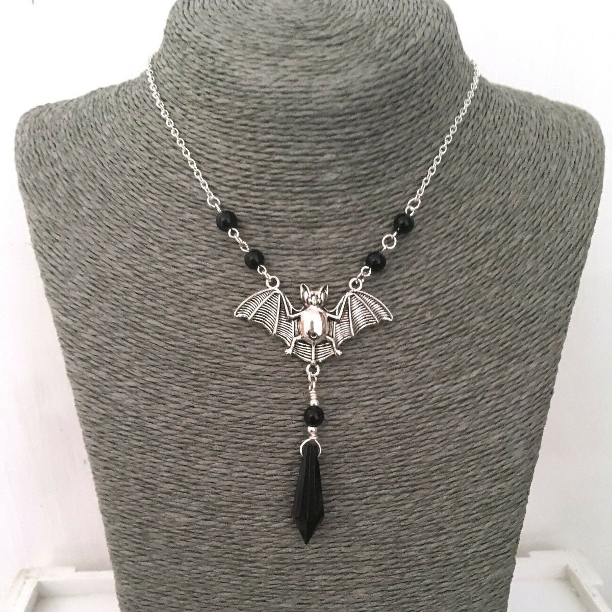 Bat Pendant Necklace