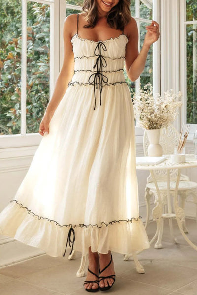 Faded Petal Midi Dress