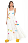 "Rita" Colorful Fish Maxi Dress