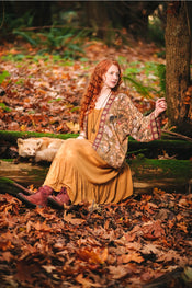 "Dream Weaver" Pixie Duster Kimono with Zodiac width=100 