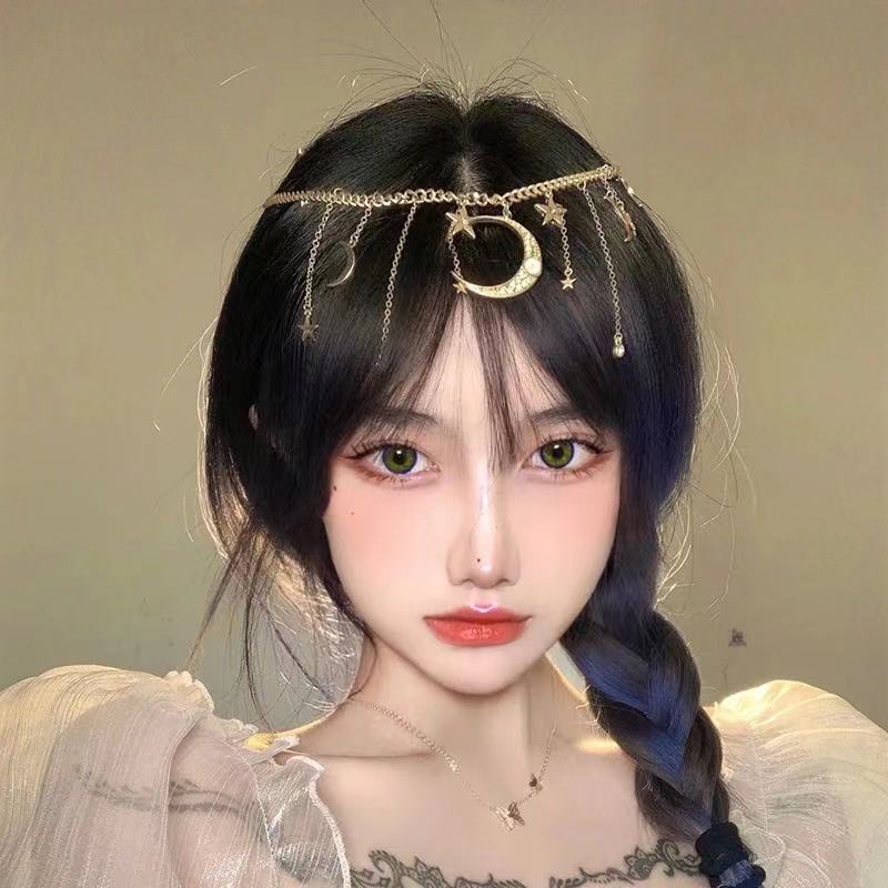 Fashion Personality Retro Crystal Tassel Headband