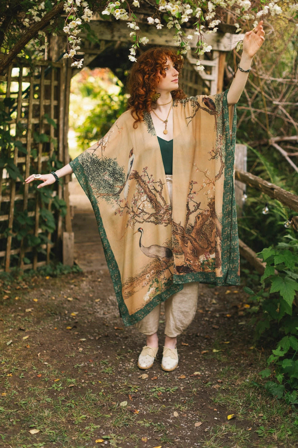 "Fable" Bohemian Goddess Starduster Kimono