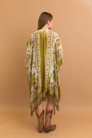 "Oriana" Tapestry Tassel Kimono  (pre-order)