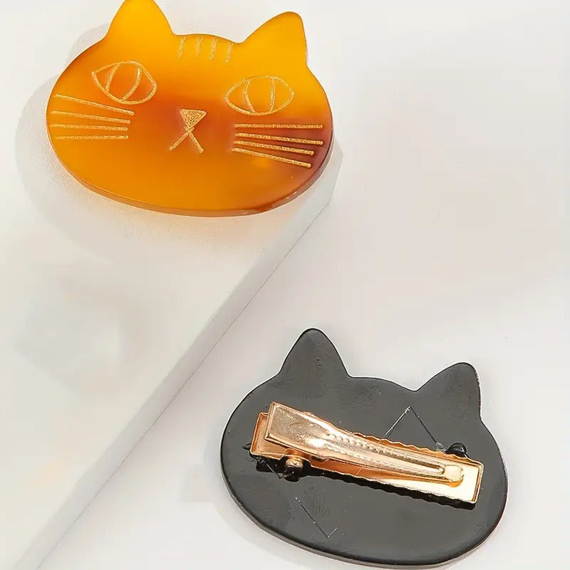 "Parvati" Three Cats Hair Clip