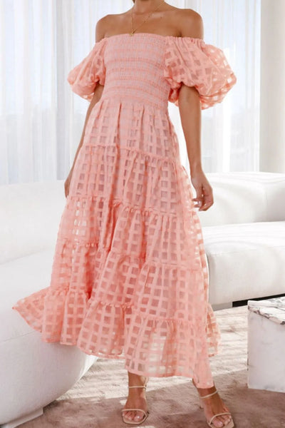 Faded Blossom Midi Dress