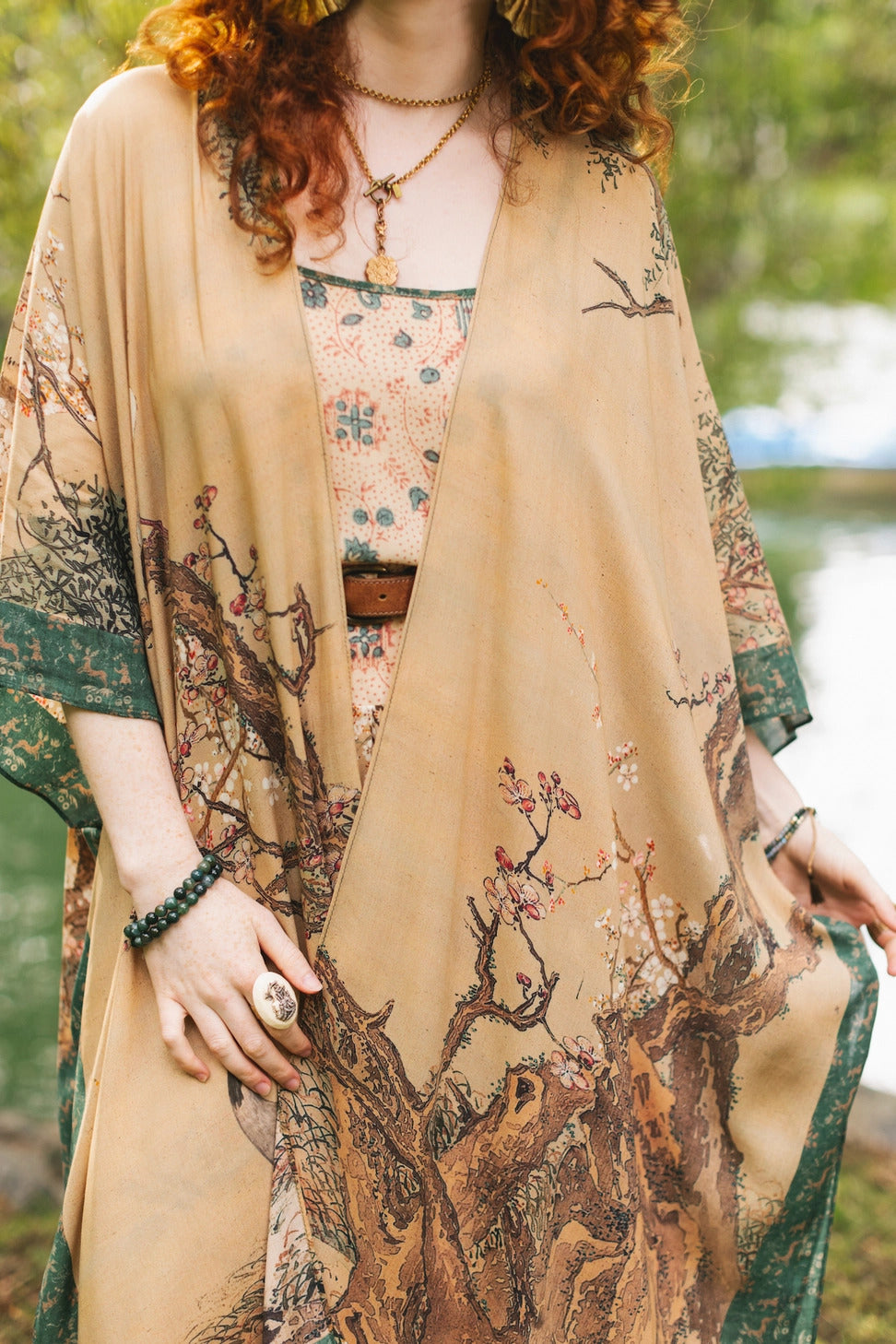 "Fable" Bohemian Goddess Starduster Kimono