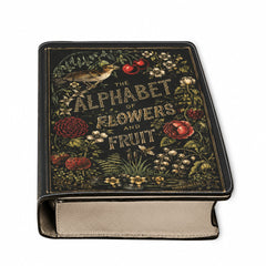 BCIP - Front Angle - "Flowers and Fruit" Book Clutch