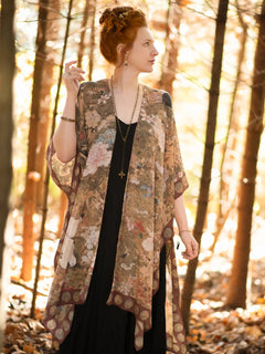 "Dream Weaver" Zodiac Signs Bohemian Goddess Kimono