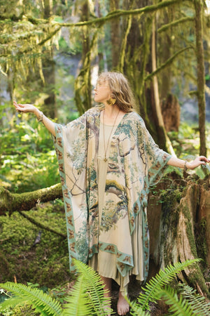 "Earth and Sky" Bohemian Kimono