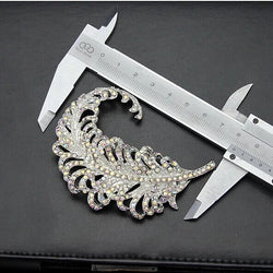 Radiant Feather Brooch width=100 