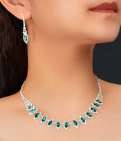 "Alethissa" Necklace & Earrings Set width=100 