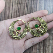 Golden Wings Earrings width=100 