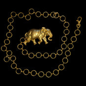 "Lady Tusk" Elephant Belt width=100 