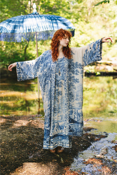 "Let the Light in" Opera Duster Kimono Robe