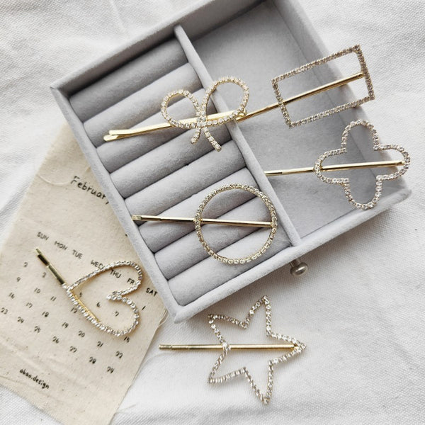 Rhinestone Hair Pins
