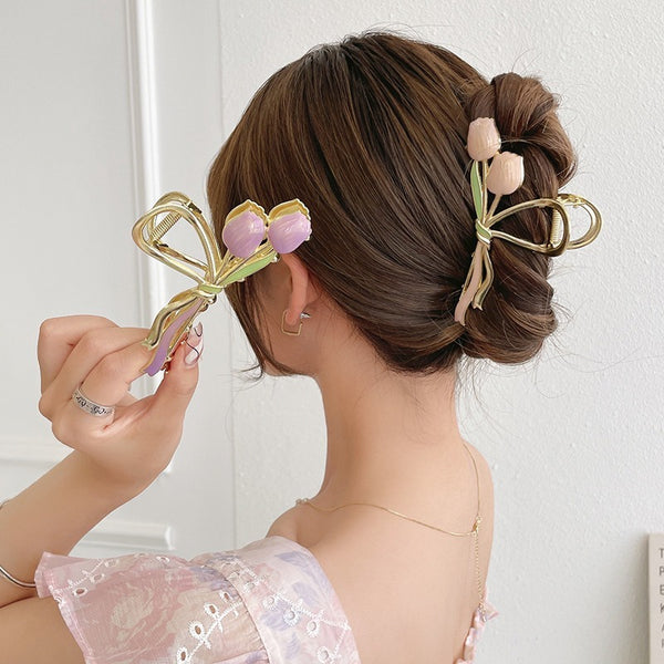 Tulip Blossom Barrette