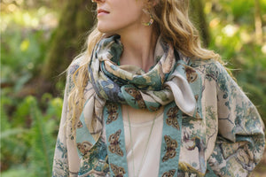 "Earth and Sky" Bohemian Scarf  (pre-order)