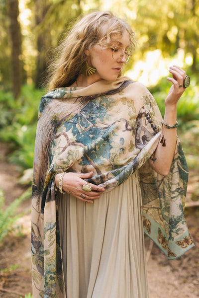 "Earth and Sky" Bohemian Scarf