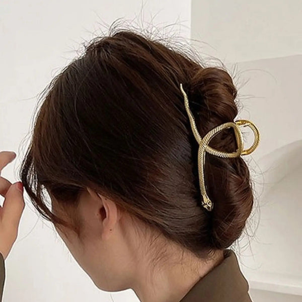 "Dagny" Snake and Ladder Hair Clip