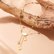 Cloud Star Moon Elegance Necklace width=100 