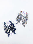 Beaded Snake Earrings-0