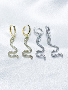 Snake Huggie Hoops-0